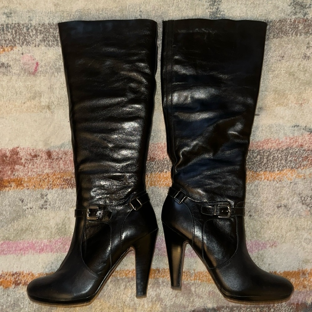 Aldo Hortensia heeled boot - black; size 9